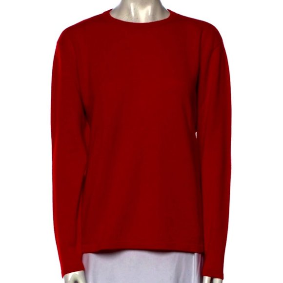 TSE Sweaters - TSE 100% Cashmere Red Crewneck Knit Sweater Sz M